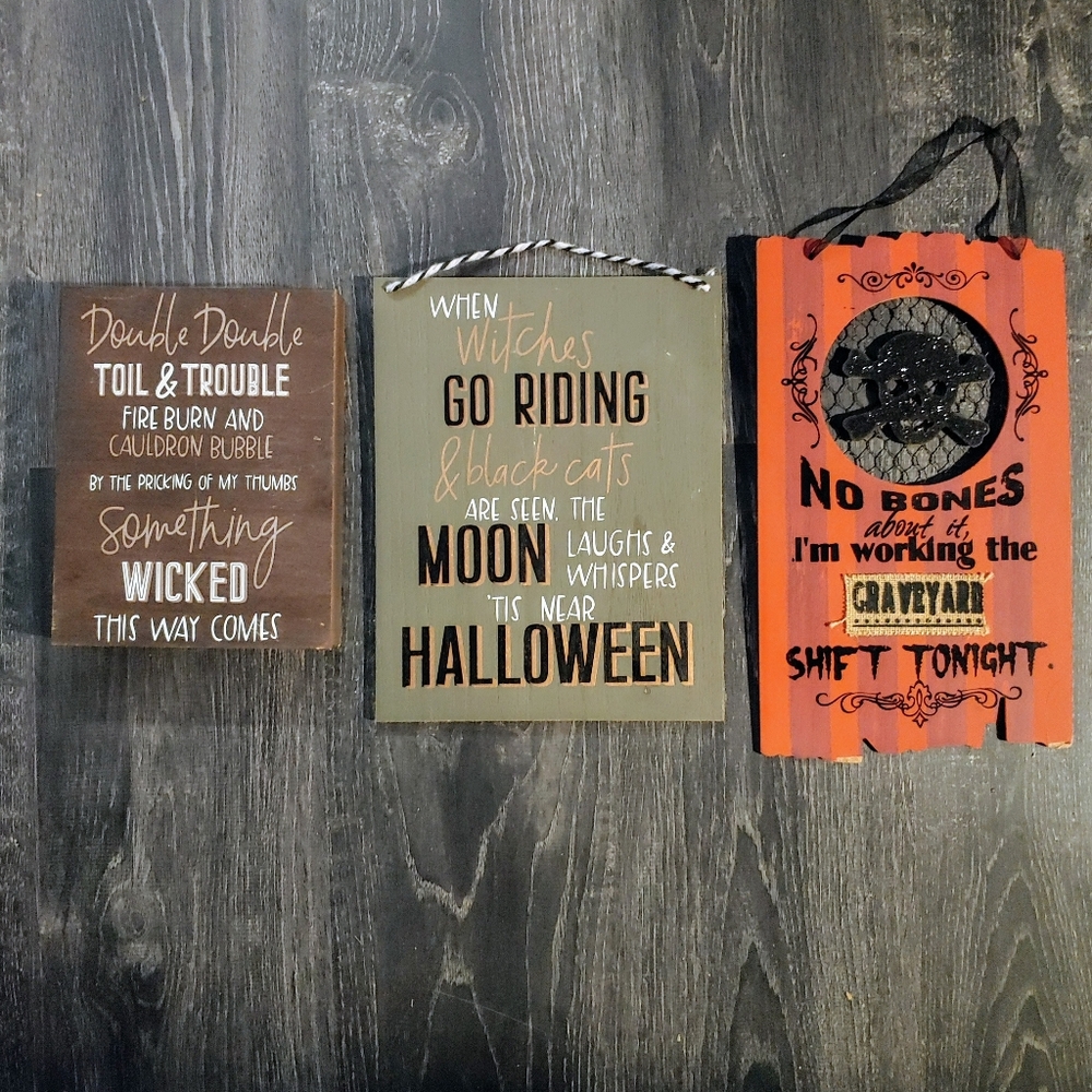 Halloween sign bundle